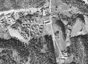 Flyfoto av Leirskallen 1971